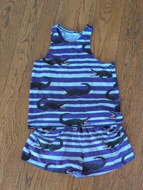 Mini Rodini Alligator 🐊 Shorts Set